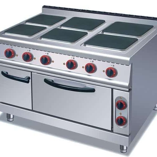 Commercial 6 Burners Electric Hot plate with Oven